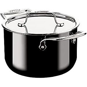 [AC] $134.55 | 4-Qt All-Clad FUSIONTEC Natural Ceramic with Steel Core Soup Pot (Onyx) at Amazon
