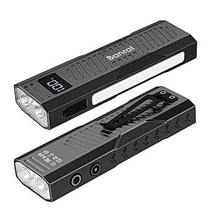 2-Pack Banral EC2405 1100-Lumen Dual-LED Rechargeable EDC Pocket Flashlight w/ Magnetic Base $19.99 + Free Shipping w/ Prime or on $35+