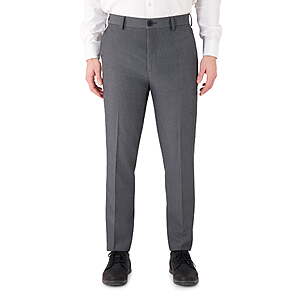 As low as $10.09, 3 colors, Report Collection Adam Elastic Performance Woven Stretch Men's Dress Pants, Walmart