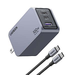 100W Ugreen Nexode Pro 3-Port GaN USB-C Charger $39.98 + Free Shipping