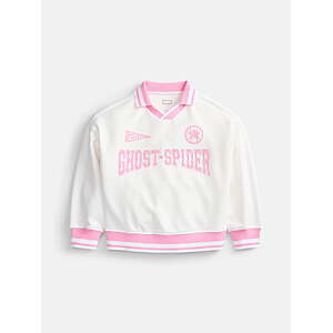 Girls' Collared Graphic Sweatshirt with Long Sleeves Ghost Spider or Toy Story $7.24+