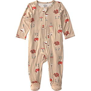 Carter's Child of Mine Halloween or Thanksgiving Footed Pajamas for Baby (Various Colors, Sizes: Preemie to 6-9 Months) from $3.59 + Free Shipping w/ Walmart+ or on $35+