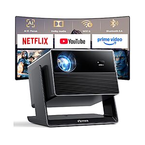 [Prime] Elephas 4K Smart Projector w/ WiFi, Bluetooth & Built-In Netflix $155.99 + Free Shipping