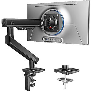 Huanuo FlowLift Pro Single Monitor Arm w/ MechaSpring & Vesa Mount (13" - 32" Screen Size) $18.59 + Free Shipping w/ Prime or on $35+