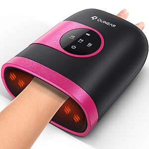 QUINEAR Hand Massager - Cordless Hand Massager with Heat and Compression for Arthritis $35
