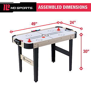 $99 Shipped WALMART 48" Air Hockey Table Set with LED Scorer, by MD Sports