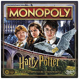 $22.49 FS Walmart+ or Amazon Prime (or at $35) Monopoly Harry Potter Edition Board Game,