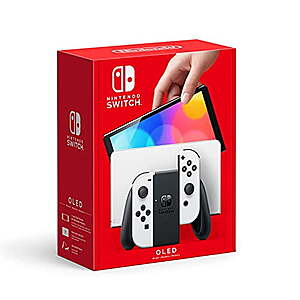 Used: Like-New: Nintendo Switch OLED Model Video Game Console with White Joy-Con, 64 GB $238 + Free Shipping