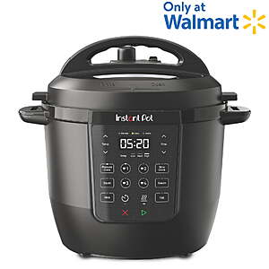 Instant Pot 6Qt RIO Chef Series 7-in-1 Multi-Cooker, Pressure Cooker, Slow Cook, & More, Black $89 + FS