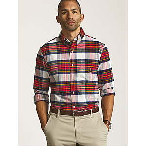 From $9.01: Chaps Men’s and Big Men’s Heritage Cotton Oxford Shirt, Various Colors, Sizes S–2XL
