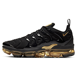 Nike Air Vapormax Plus Shoes (Black/Metallic Gold) - Champs Sports $112