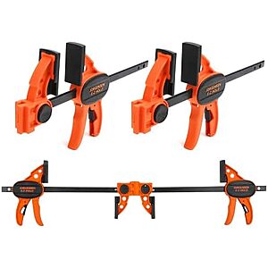$25.19* | 4-Pk JORGENSEN E-Z Hold 6" Light Duty Woodworking Bar Clamps at Amazon