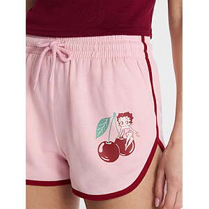 Betty Boop Women's Graphic Fleece Dolphin Shorts, Sizes XXS 3.62 $3.62