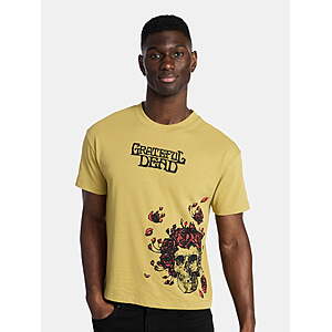 Men's and Big Men's Music/Bands Graphic Tees (Grateful Dead, BSB, Evanescence, Weezer) - $5.33