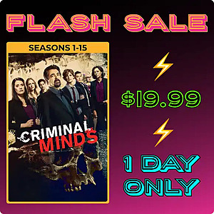 Criminal Minds: Season 1-15 Bundle $19.99