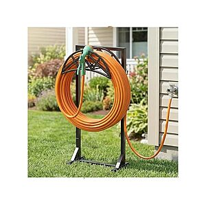 Heavy-Duty Metal Freestanding Garden Hose Holder (150-Ft Capacity) $15.99 + Free Shipping w/ Prime