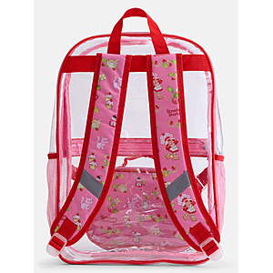 Strawberry Shortcake Kids’ Clear Backpack Set with Lunch Bag and Pencil Pouch, 3 Piece $8.5