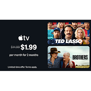 Amazon Prime Members via Prime Video: 2-Month AppleTV, Starz, Curnchyroll Fan/Mega, Britbox, AMC+, MGM+ Streaming Service & More $1.99/Month via Amazon (Valid thru 10/28)