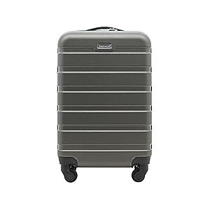 20" Travelers Club Harper ABS Hardshell Carry-On Luggage (Charcoal) $23.99 + Free Shipping w/ Prime
