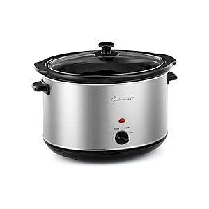 6-Quart Continental Electric Oval Slow Cooker w/ Removable Ceramic Pot $26.99 + Free Shipping w/ Prime or $6 Fee per Order