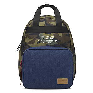 17" Levi Strauss Signature Men's Fashion Backpack (Camo/Denim) $11.99 + Free Shipping w/ Walmart+ or on $35+