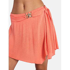 No Boundaries Starfish Brooch Coverup Skirt (Coral Shutter, Size L/XL) $3.58 + Free S&H w/ Walmart+ or $35+