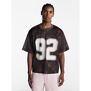 No Boundaries Graphic Boxy Fit Mesh Jersey Style Shirt, Men's, Select Sizes & Colors from $5.46