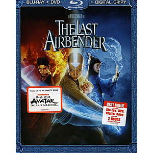The Last Airbender (Blu-ray + DVD ) $6.80 Walmart.com