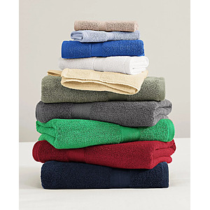 30" x 54" Tommy Hilfiger Home Modern American Cotton Bath Towels (Solid, Various Colors) $6.99 + Free Store Pickup at Macy's or F/S on $39+