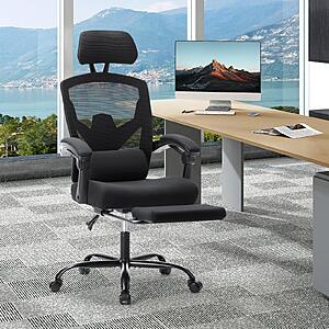 MCQ High Back Ergonomic Reclining Gaming Office Chair Mesh Swivel $65.3 + Free Shipping