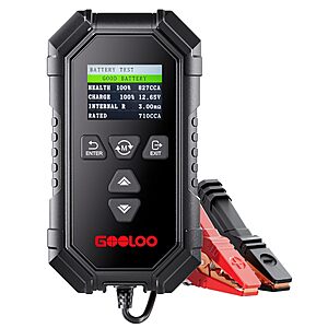 Amazon – GOOLOO ST5 12V/24V Car Battery Tester - $49.99 w/ Code