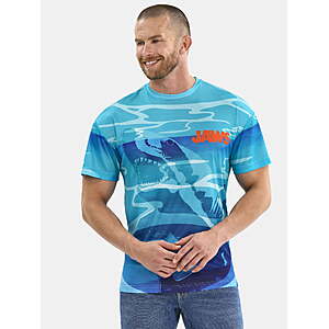 Jaws Men's and Big Men's Graphic Tee with Short Sleeves (Sizes S-3XL) $3.94 + Free S&H w/ Walmart+ or $35+