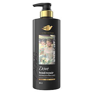 Dove Limited Edition Bond Repair Conditioner 18 FL OZ ( Other Dove Shampoo and Conditioners Available) $5.84 + $2 Walmart Cash $3.84