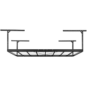 Home Depot - VersaRac Pro 4 ft. x 8 ft. Black Height-Adjustable Overhead Rack - $209.99
