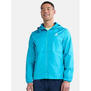 Reebok Men's & Big Men's Windbreaker (Color Teal, Sizes S-L 2XL) $13.76 + Free S&H w/ Walmart+ or $35+
