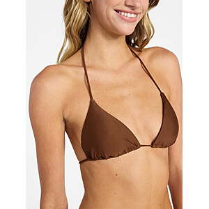 $1.92: No Boundaries Triangle Bikini Top, Maple Wood, Women’s XXS/XS/S at Walmart.com