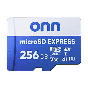 onn microSDXC Express Card, 256 GB (Switch 2 Compatible) + filler - $36.77