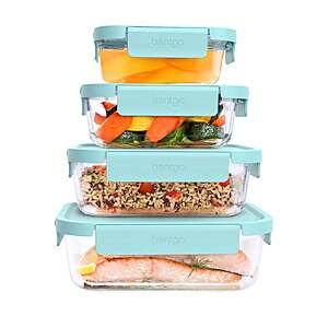 Bentgo 8-piece Glass Food Storage Set $24.99 Free Shipping Costco.com