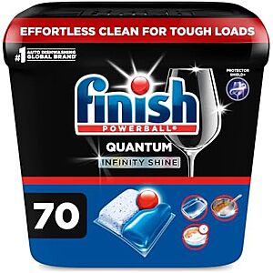 [SnS, AC] $10.99 | 70-Count Finish Quantum Infinity Shine Dishwasher Pods at Amazon (15.7￠ each)
