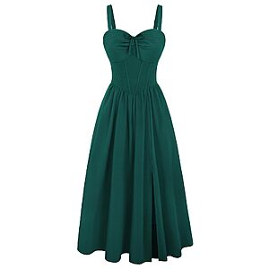 Scarlet Darkness Corset Cocktail Party Milkmaid Dress for Women (Various Colors) $17.24 AC
