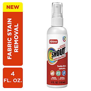Shout Spot Control Stain Remover Spray, 4 fl oz $4.78 + $1 Walmart Cash $3.78
