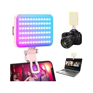 ALTSON 2200mAh CCT/360 Full Color/20 Effects 108 RGB Video Light $6.99 & More + Free Shipping w/ Prime