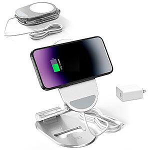 Minthouz Foldable Magnetic Wireless Charger w/ 20W Adapter $8.99 + Free Shipping w/ Prime or on $35+
