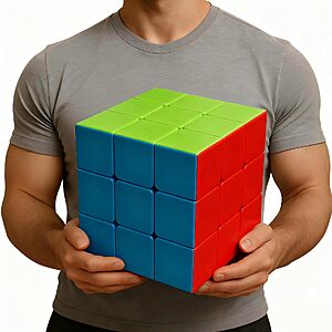 Amazon – 18cm Giant 3x3 Magic Cube - $17.99 w/ Code