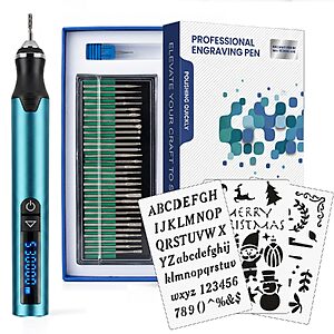 Amazon – 5-Speed Cordless Electric Engraving Pen - $9.49 w/ Code