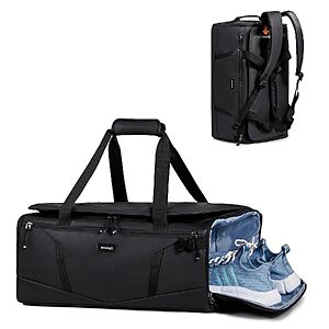 40L ECOHUB Water-Resistant Convertible Duffle Backpack w/ Shoe Compartment & Wet Pocket (Various) $18.99 + Free Shipping w/ Prime or on $35+