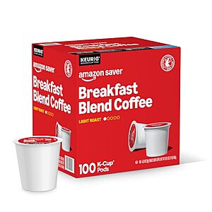 [SnS, AC] $15.63 | 100-Count Happy Belly Light Roast Keurig Coffee Pods (Breakfast Blend) at Amazon (15.6￠ each)
