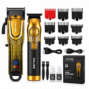 Amazon – Cordless Barber Clipper & Trimmer Set - $19.99 w/ Code