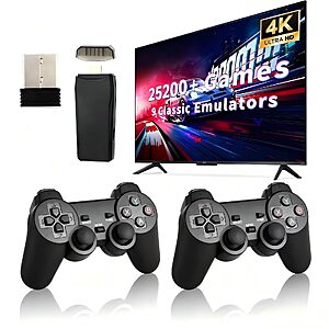 Lurmgm Retro Game Console, Wireless Retro Game Console $28.99 AC