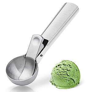 7.3" Toprenddon Stainless Steel Ice Cream Scooper w/ Spring Handle $6.06 Shipped